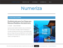 Tablet Screenshot of numeriza.com